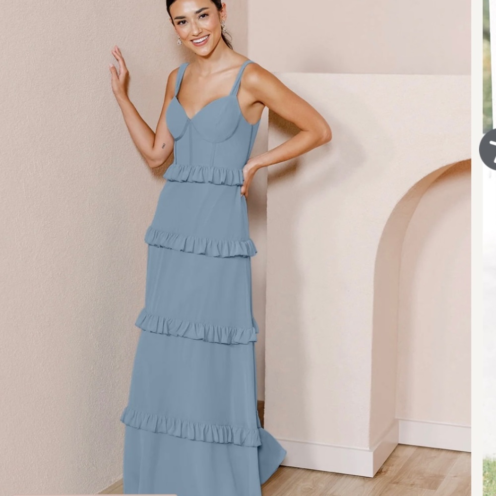 Revelry - Sloane dress in French blue